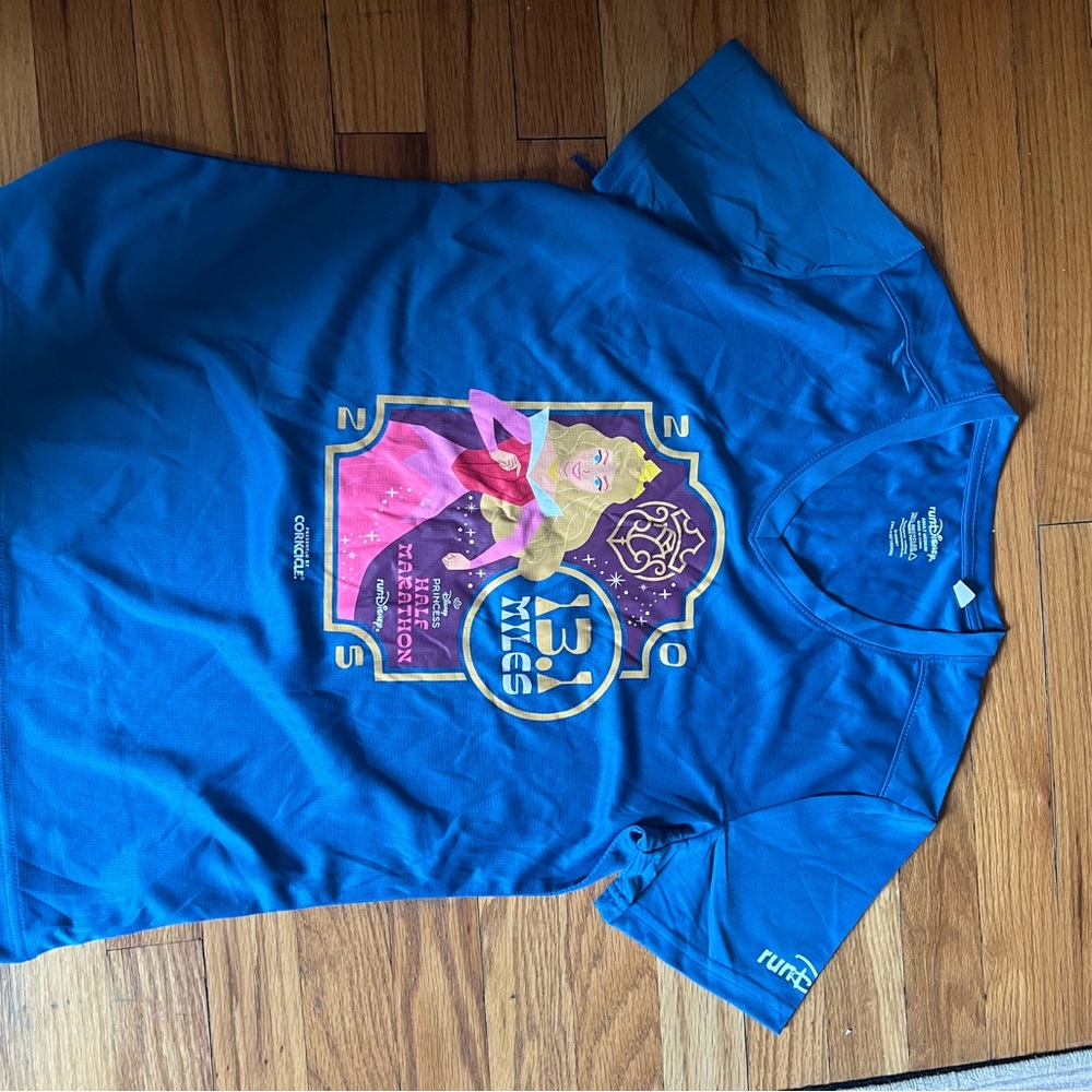 Blue Run Disney Princess Half Marathon T-Shirt